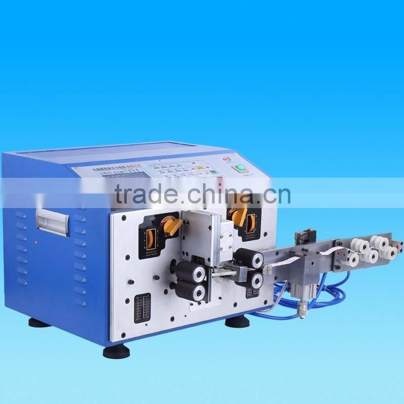 Computer cutting stripping sub-line machine
