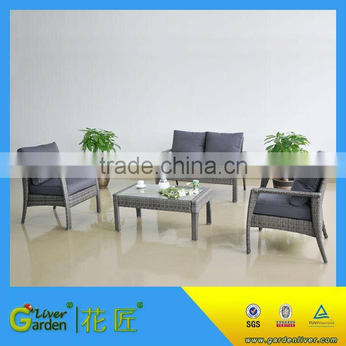 Sectional cheap outdoor wicker furniture rattan sofa