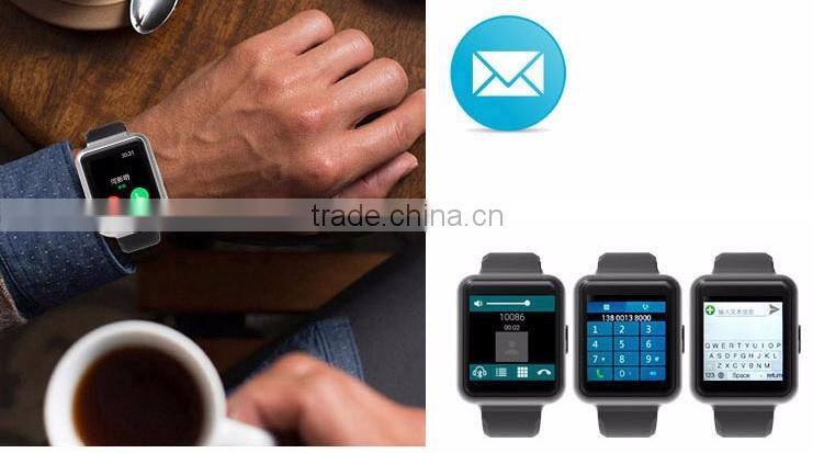 New 2016 Smart Q1 1.54 Inch 2.5D Sapphire Touch Panel MTK6580 Quad Core 3G Wifi Smart Watch