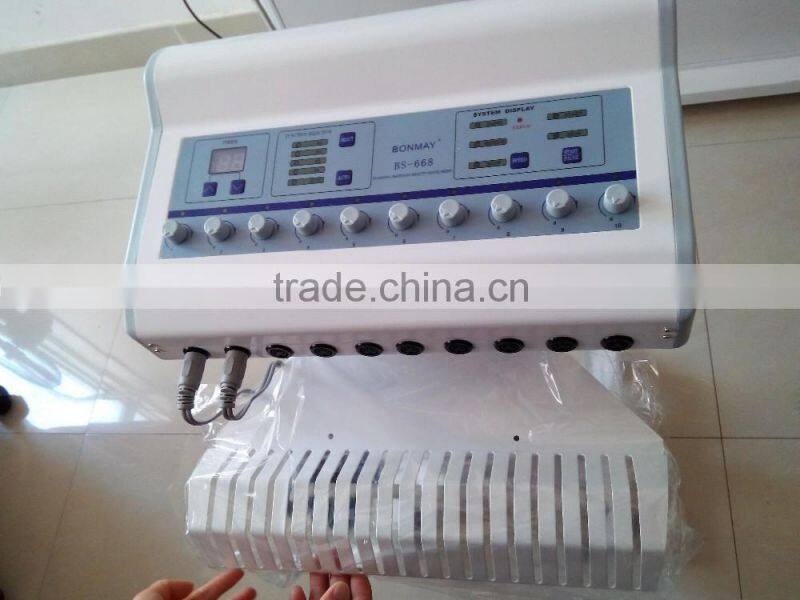 Body fitness slimming machine Powered electric impulse stimulator