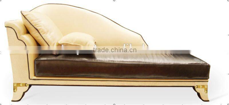 Luxury Classic Design Living Room Furniture Beige Leather Sofa Set Sectional vintage sofa