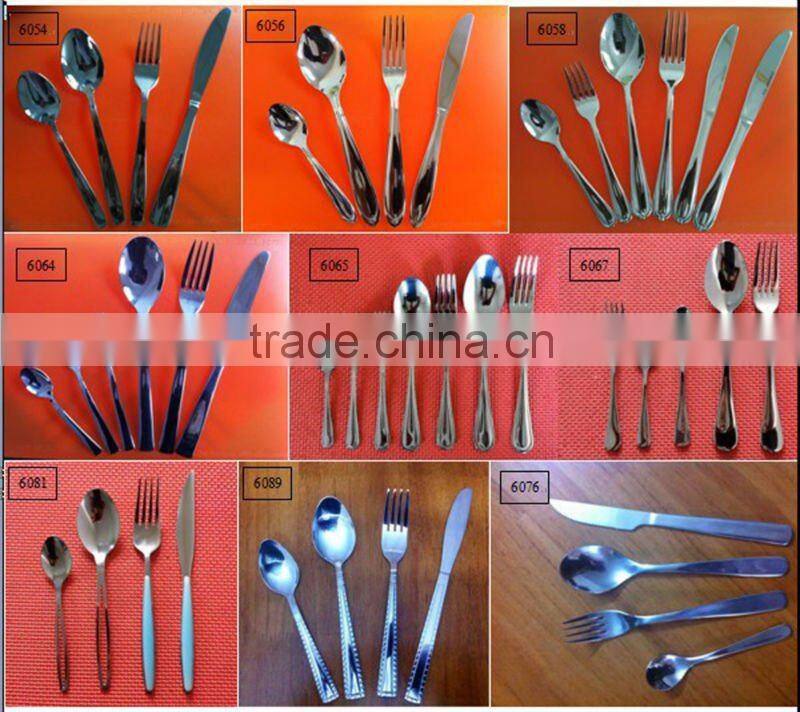 spoon knife forks set
