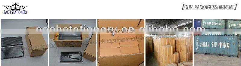 3.5" natural wood color pencil in a tube with colorful sharpener cover