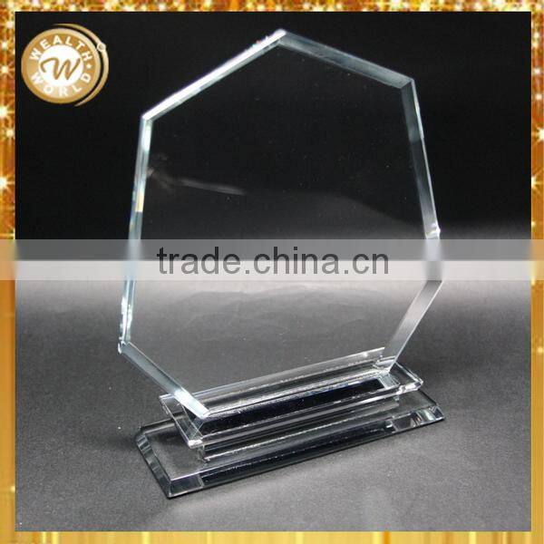 Factory promotional business crystal octagon award