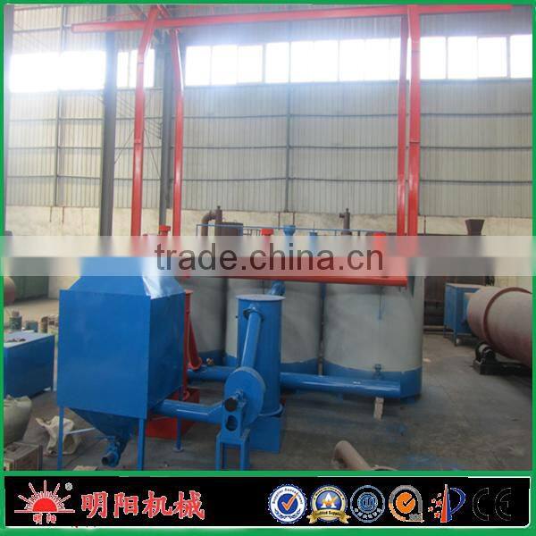 Smokeless Mingyang brand wood briquette carbonization furnace with electric hoist