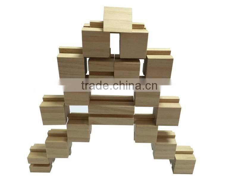 Continued Selling Kids Colorful Block Toys Educational Wooden Building Block for Children