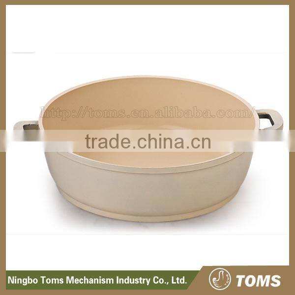 Gourmet Necessary Die Cast Aluminium Low Aluminum Casserole With Nonstick Coating