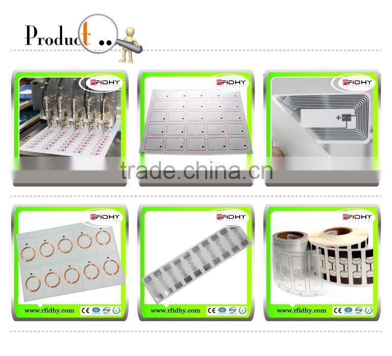 Best quality 3*8 layout 13.56mhz fudan f08 rfid inlay/rfid wet inlay