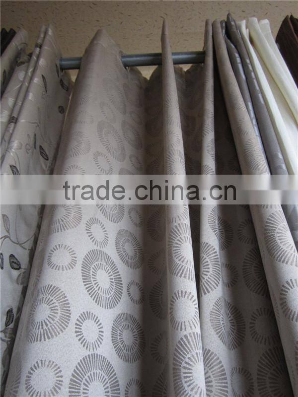 100% Polyester Fancy Jacquard Window Curtain Design