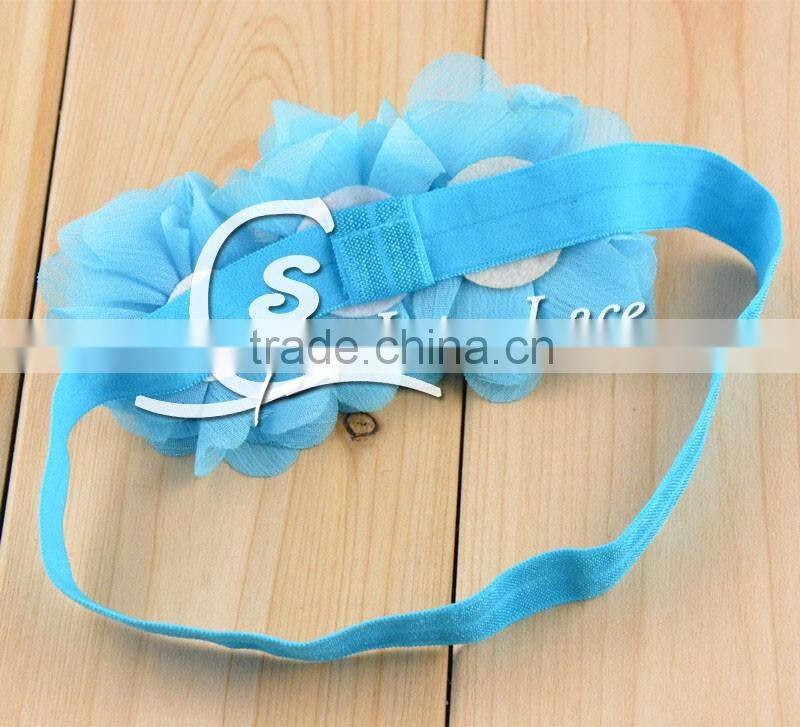 NEW grosgrain ribbon Baby Headbands with three pearls rhinestone flower / chic women skirt waistband accessories clothing collar