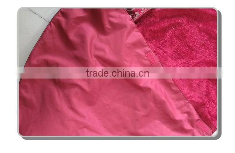 Best price knitting christmas star embroidered xmas tree skirt