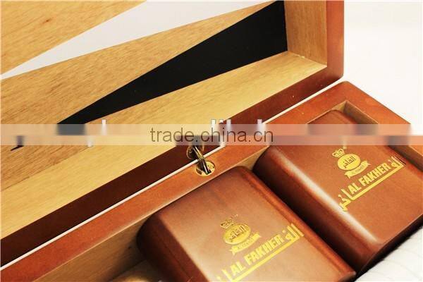 Custom recycled wooden backgammon in Chess Games