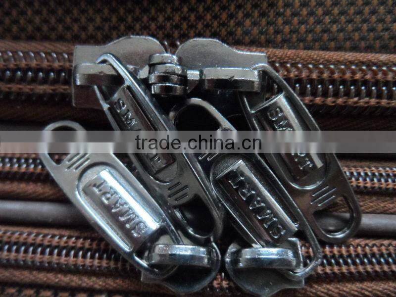 push button trolley nylon fabric with PU combination 4 pcs set trolley set