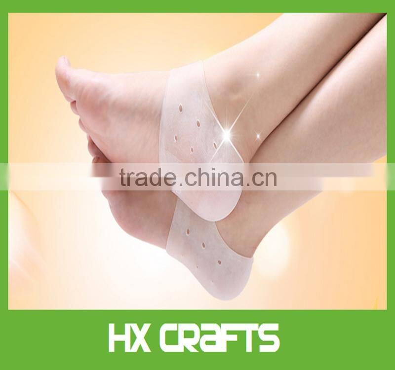 Silicone heel cover Protective Cracked Feet Pressure Pain Relief Socks for Foot Care Protectors