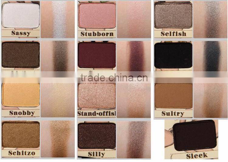 The Balm Nude Tude Eye Shadow 12 Colors Eyeshadow Palette Makeup Set Cosmetics