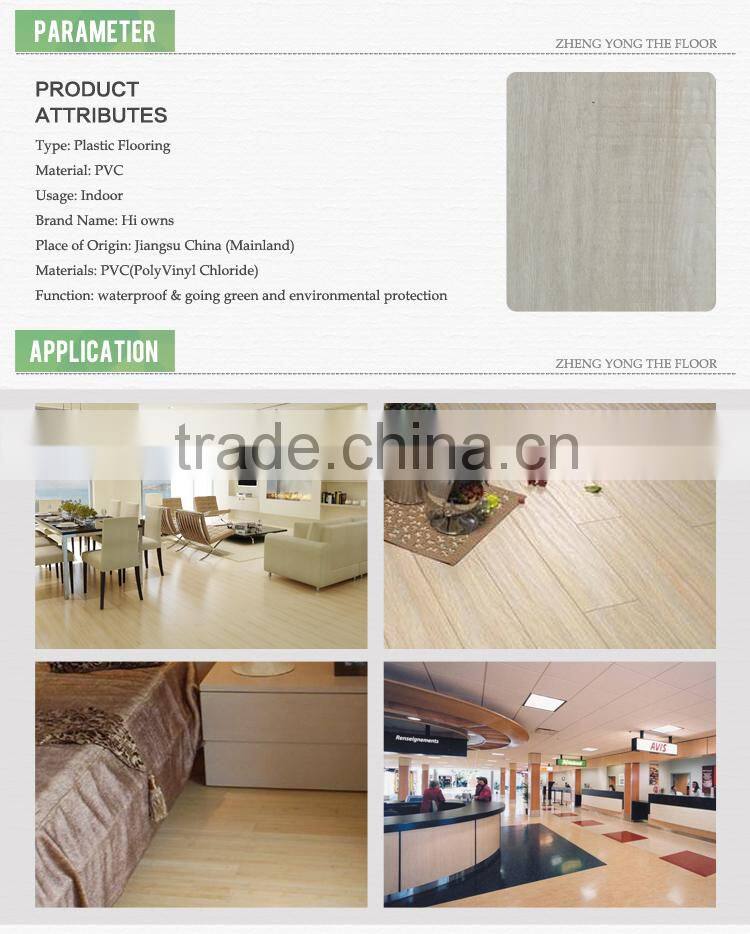 All kinds of Handscraped pvc flooring