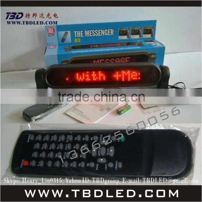 A750 led car message sign board with remote