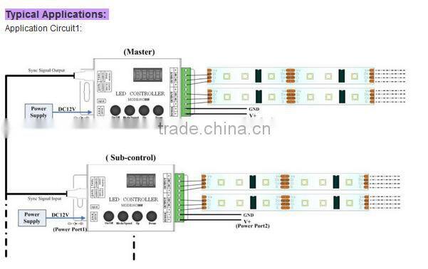 Wireless Aluminum Shell Dream Color controller With SD car/RF Dream Aluminum Shell Color LED Controller DC5V 12V 24V is optional