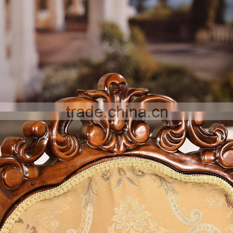 Best seeling durable hand carved wood chair wood dining chair 993B