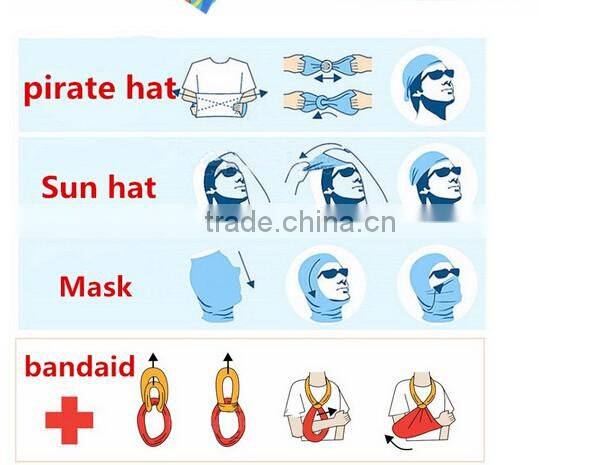 New arrival fashion cool skull print magic scarf/#