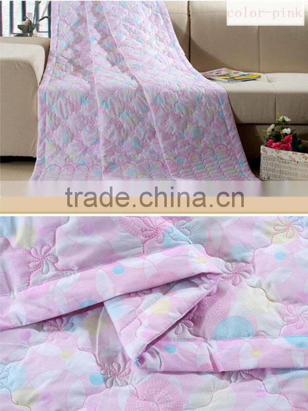 2015 summer cool Microfiber Polyester Blanket