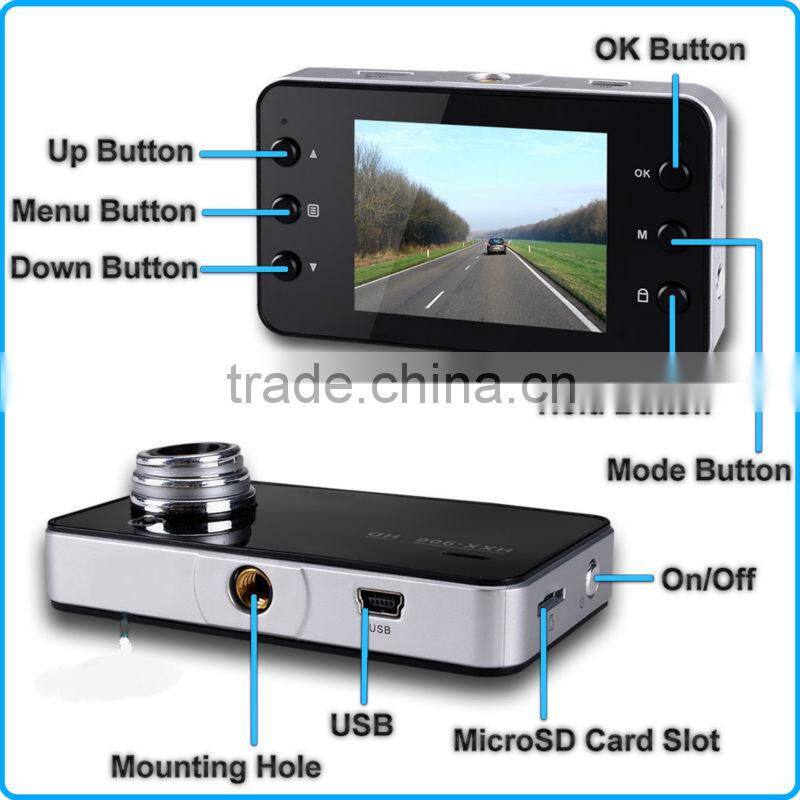 DVR Camera HD Camcorder IR LED Video Night G-sensor 720p 2.7" Car Recorder