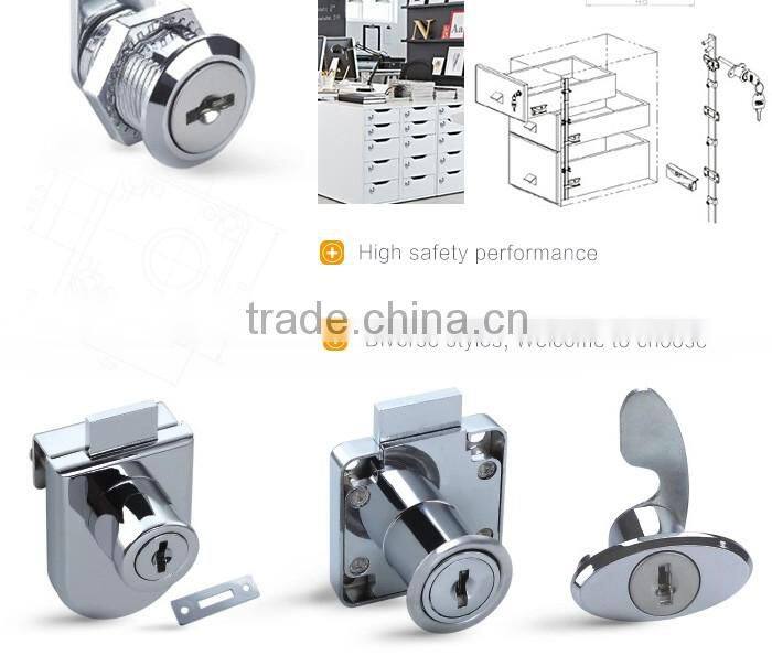 Foshan Hardware Push Garage Door Handle With Lock