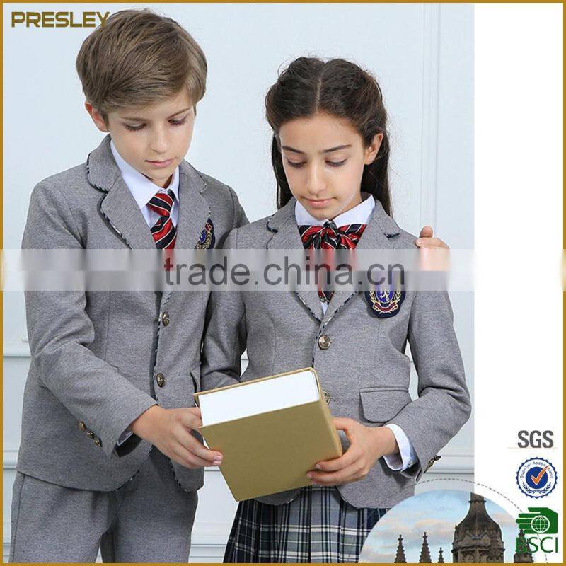 Presley OEM new arrival custom suit cheap 12 years clothes cotton blazers