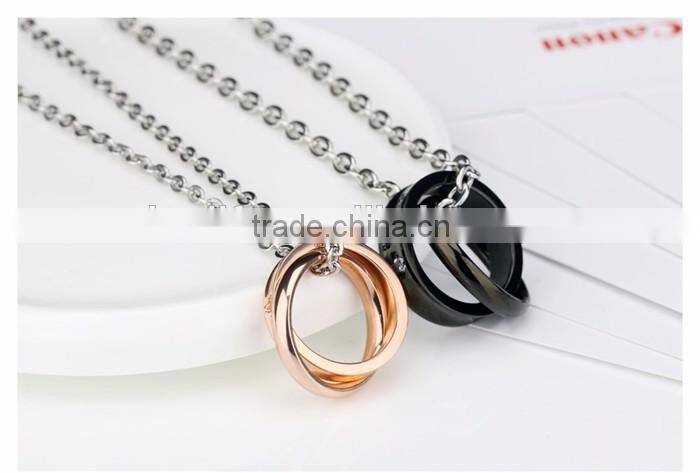 stainless steel couple ring jewelry lastest necklace