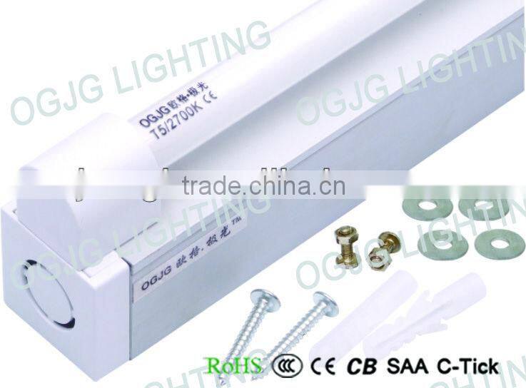 T5 one lamp 1200mm T5 28W open channel fitting IEC report
