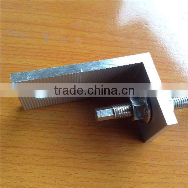 customize aluminum solar L foot for solar mounting brackets accessories l feet fixed brackets