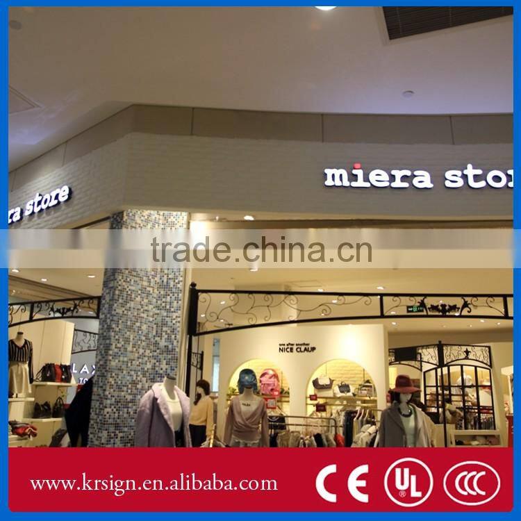 Customized front light led acrylic alphabet letter