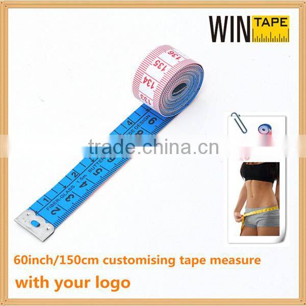 60inch/150cm customising special heat treated tape modern measuring tape tailoring tools paint company names