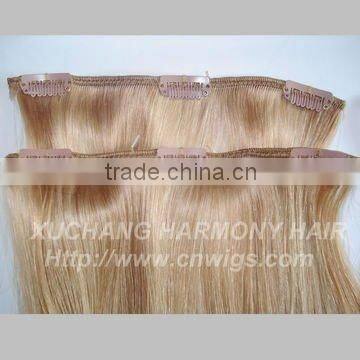 QUALITY REMY 8 pieces full set clip in hair extensions