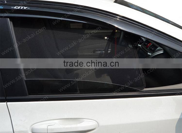 Front & Rear Car Window Shade, Retractable Car Sunshade, Car Magnetic Sunshade