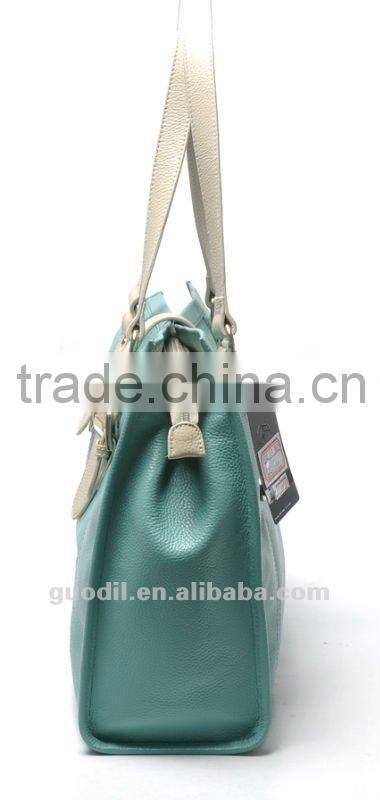 Summer best selling Triple buckles large tote bags fashion ladies leather handbags 2012