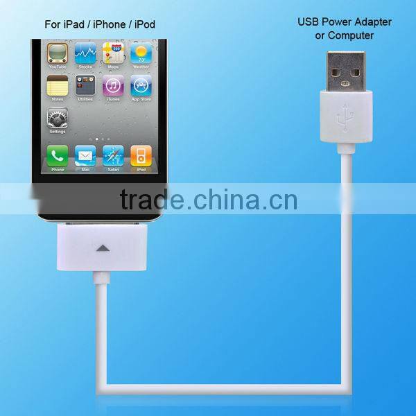 factory supply usb cable types for iPhone 3&4