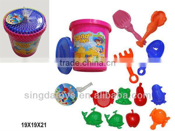 Summer beach set baby toy ( van, fork, shovel...)