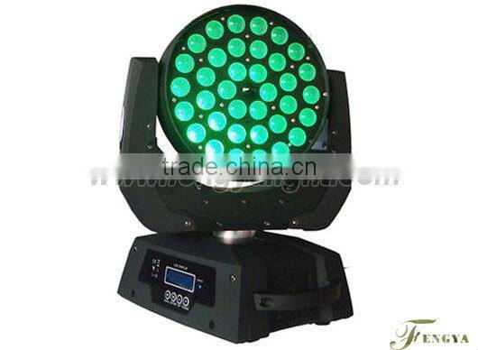 36x15w RGBWA UV 6 IN 1 zoom LED moving head stage light