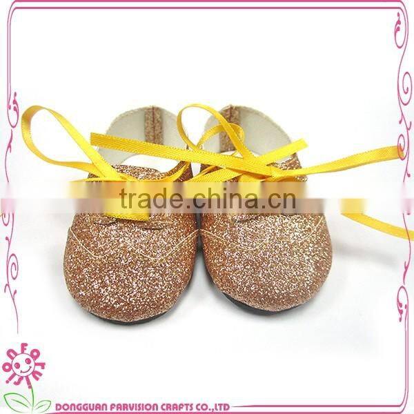 HK toy fair golden supplier OEM doll shoes 18 inch doll shoes wholesale