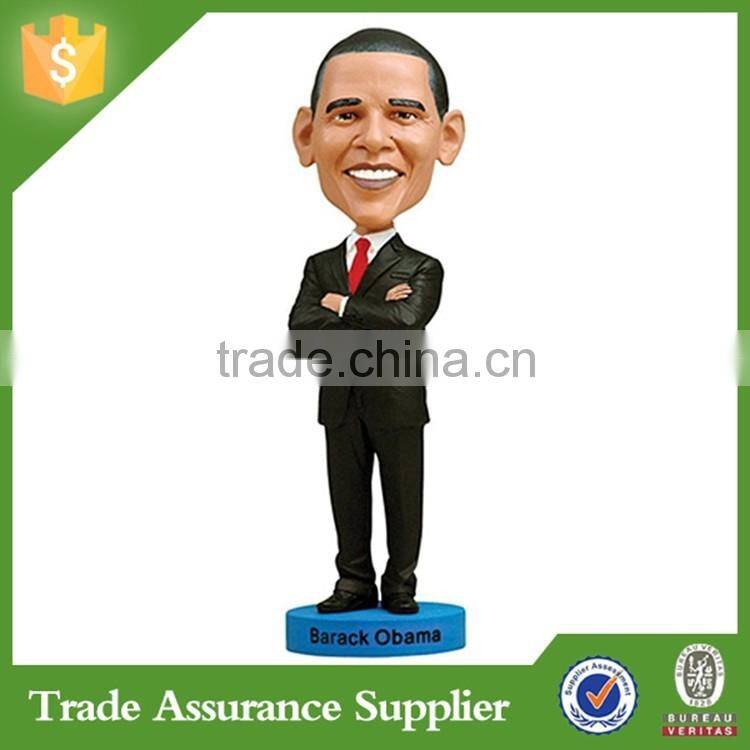 Handmade Bobble Head , Custom Bobble Head , Obama Resin Bobble Head