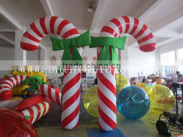 inflatable Santa Claus's crutches/ inflatable walking stick