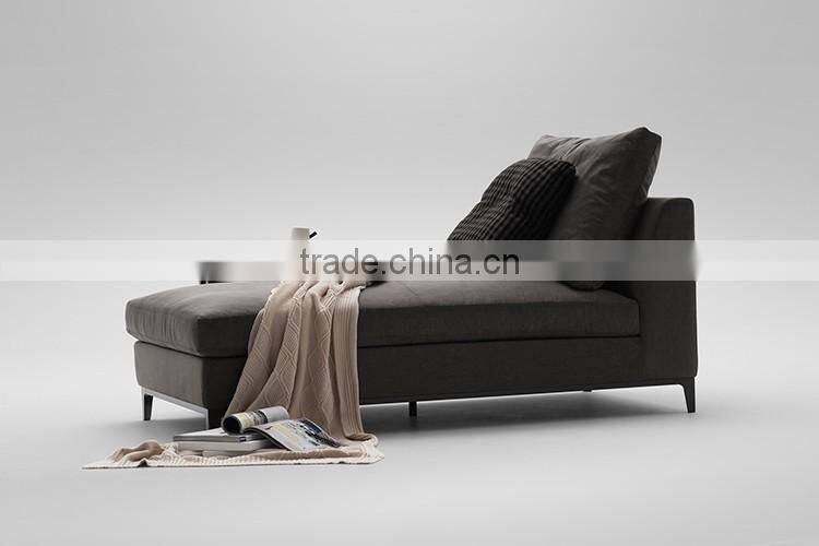 HANM Modern Luxury furniture living room sofa bed leather sofa chair