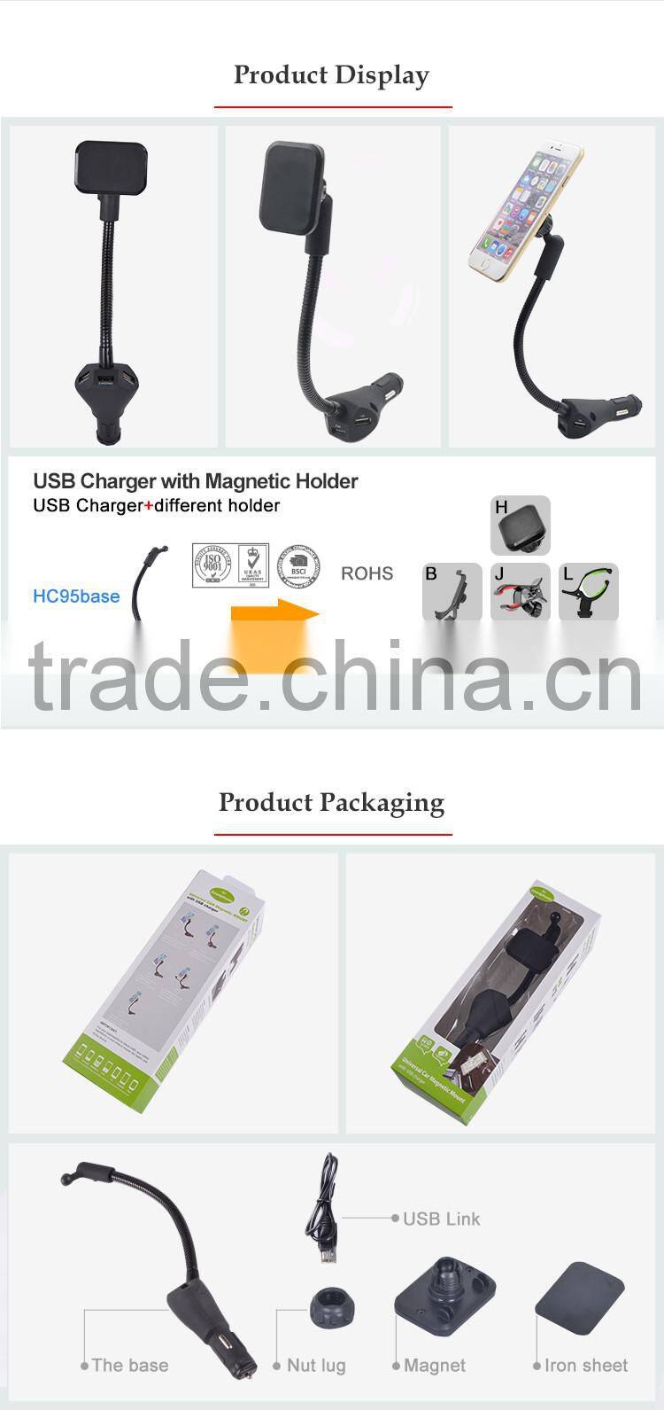 Customzied Logo Printing 5V 5.5A Car Charger