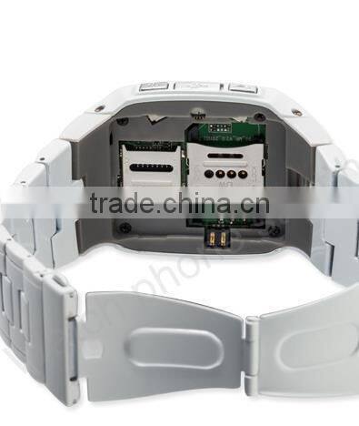 1.6 Inch Stainless JAVA Watch Phone,Quad Band,MP4,gprs, wap, bluetooth