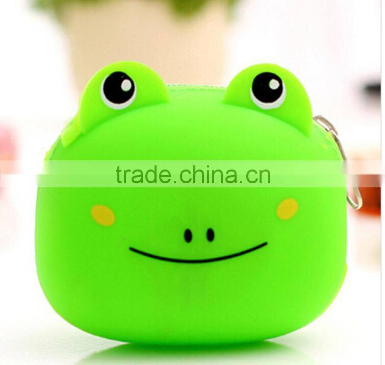Cheapest novelty bear shaped custom silicone jelly coin purse,ladies wallet and purse