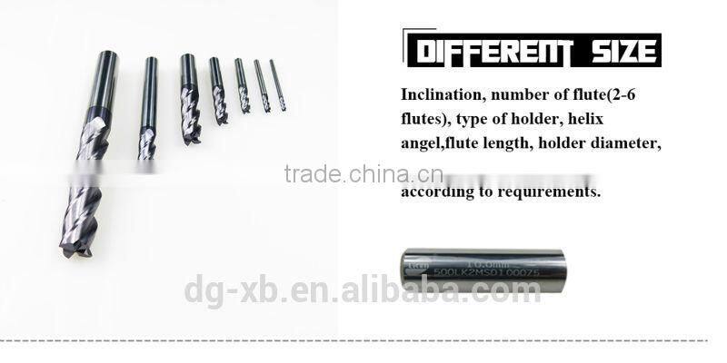 Supplier HRC70 2/4 flute high speed high hardness hss thread mill cutter