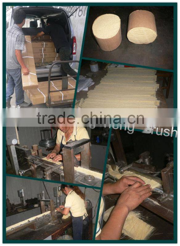 Supply tampico fiber strip brush