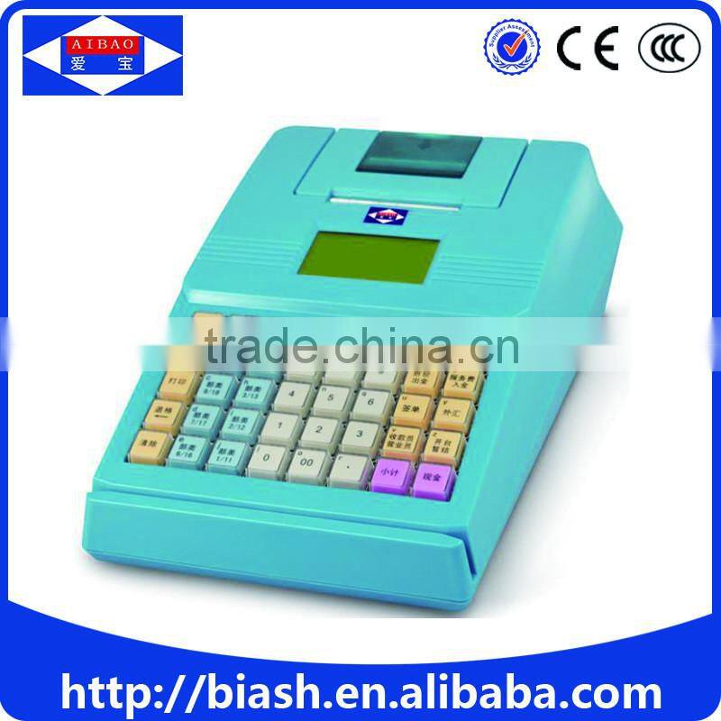 ecletronic cash register with printer
