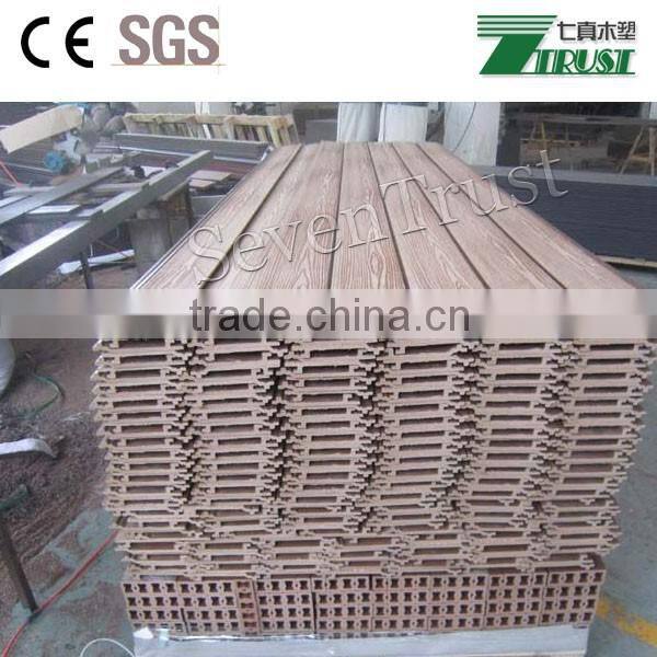 Seven Trust WPC outdoor wall panels, waterproof exterior wall cladding